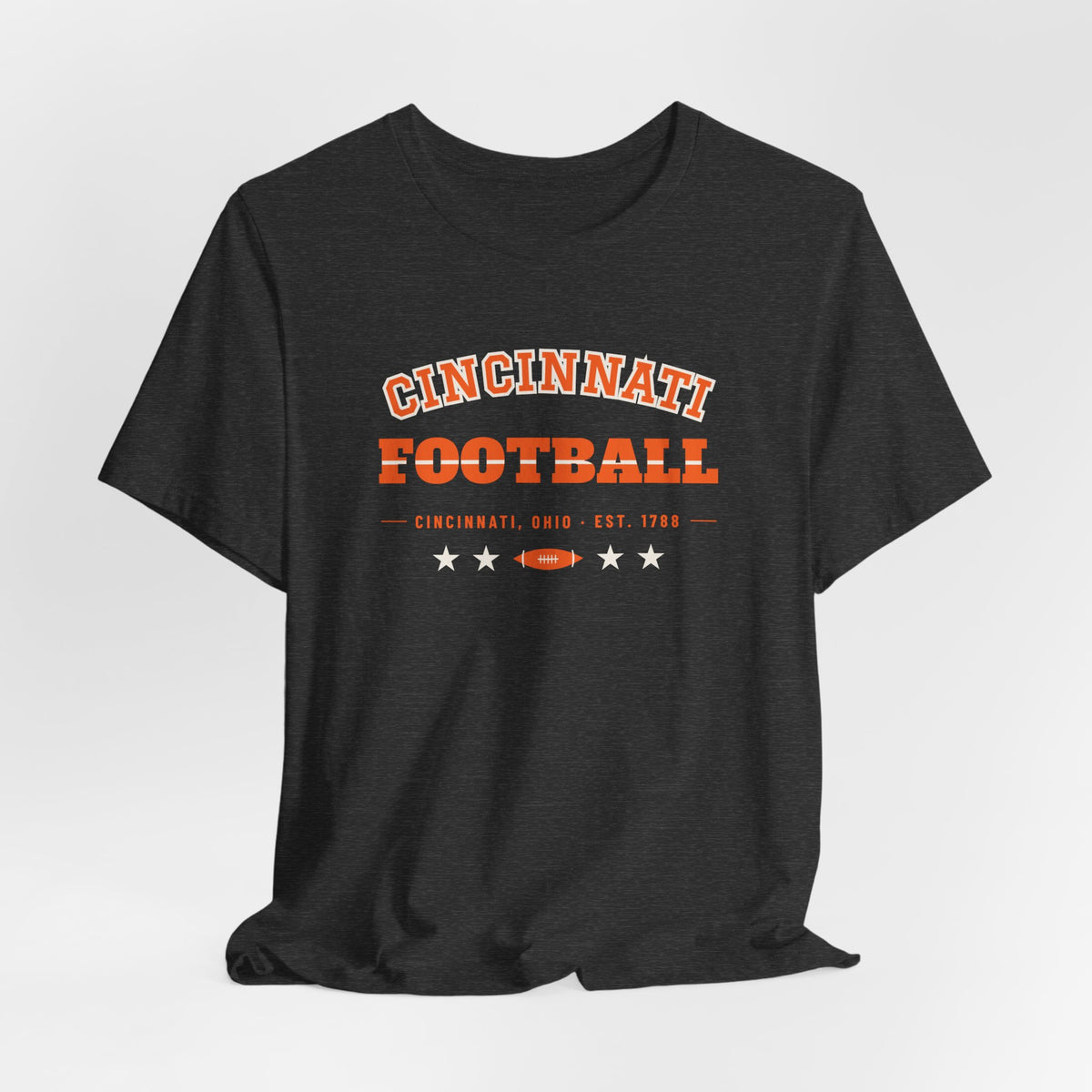Retro Varsity Tee — Cincinnati Football Edition
