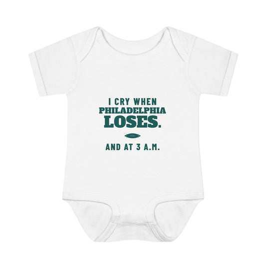 I Cry When Philadelphia Loses Baby Bodysuit