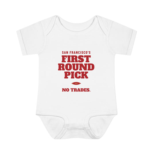 San Francisco's First Round Pick Baby Bodysuit