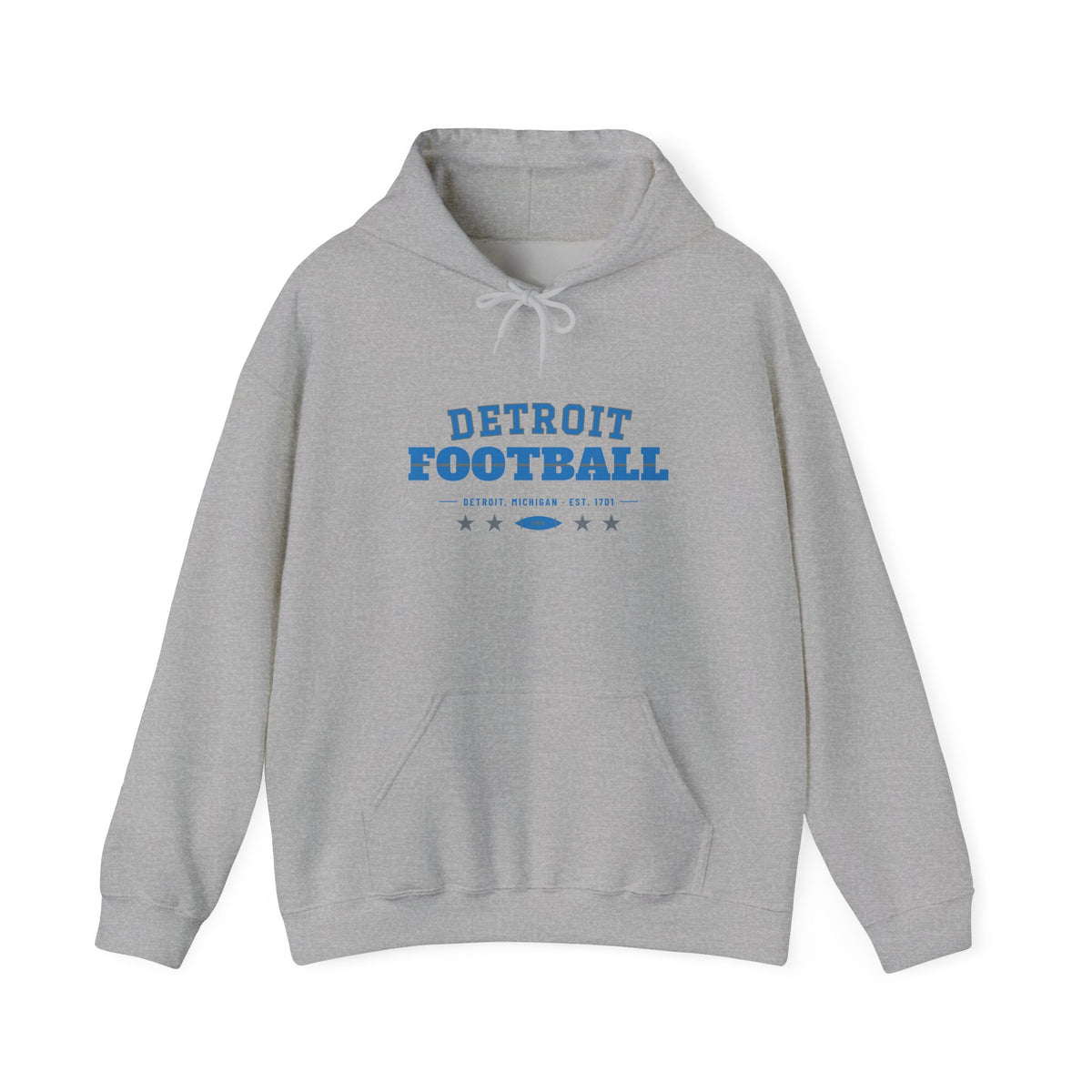 Retro Varsity Hoodie — Detroit Football Edition