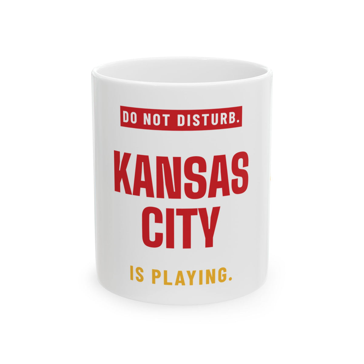 Do Not Disturb Mug — Kansas City Football Edition