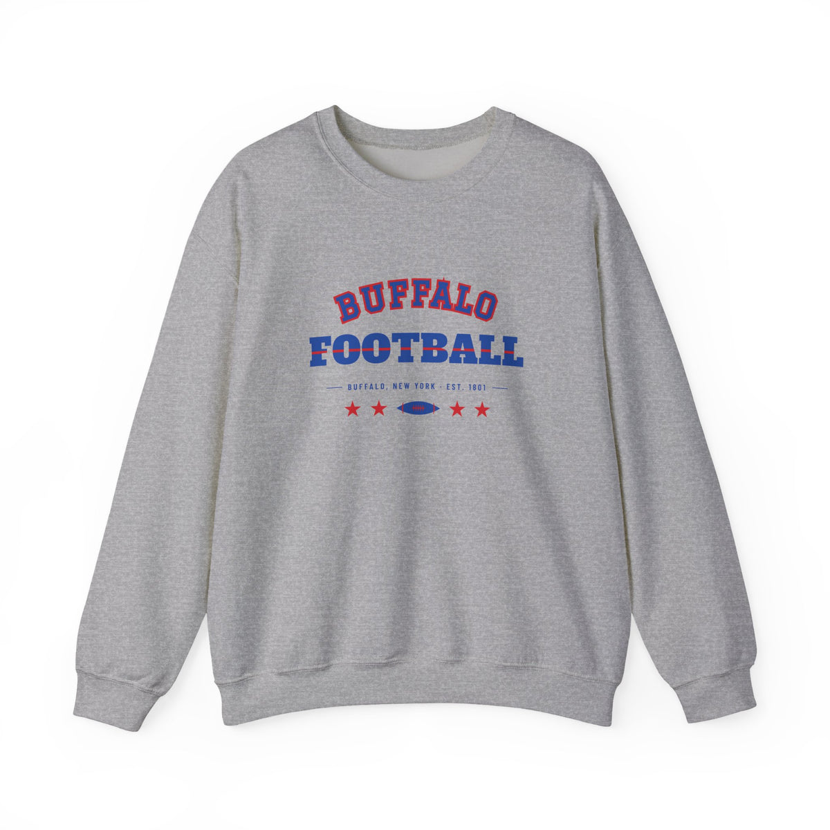 Retro Varsity Sweatshirt — Buffalo Football Edition