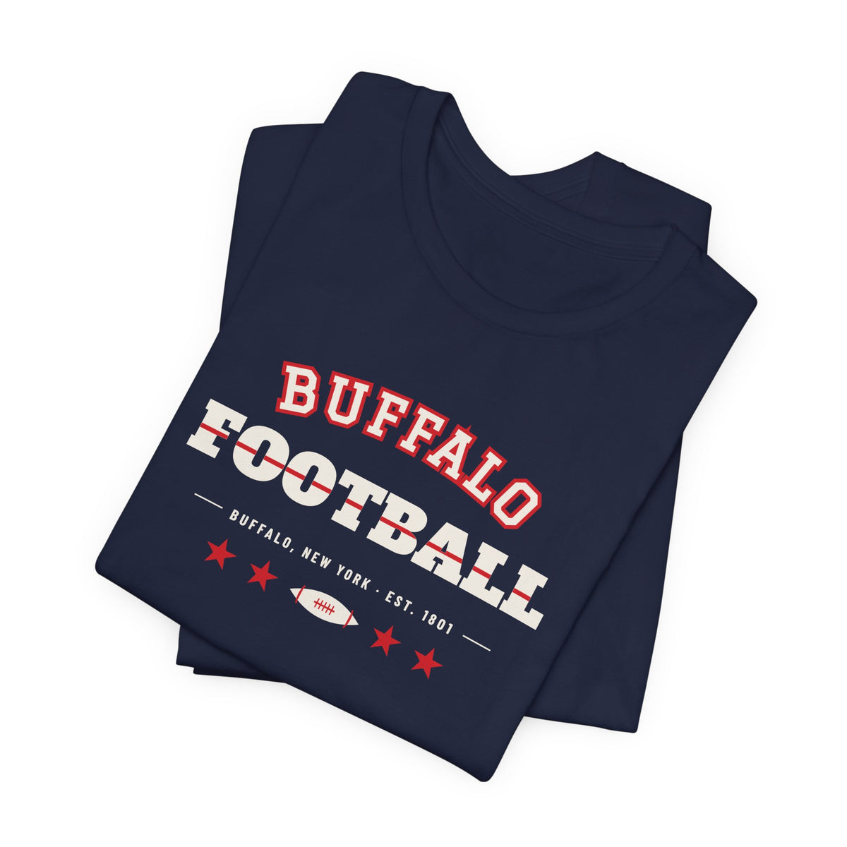Retro Varsity Tee — Buffalo Football Edition