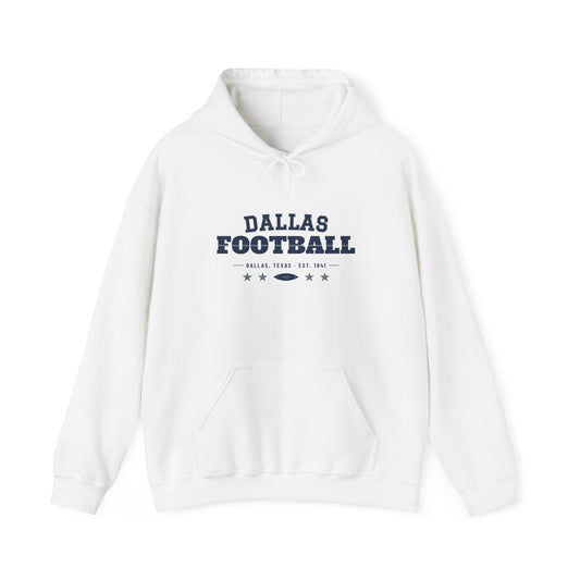 Retro Varsity Hoodie — Dallas Football Edition