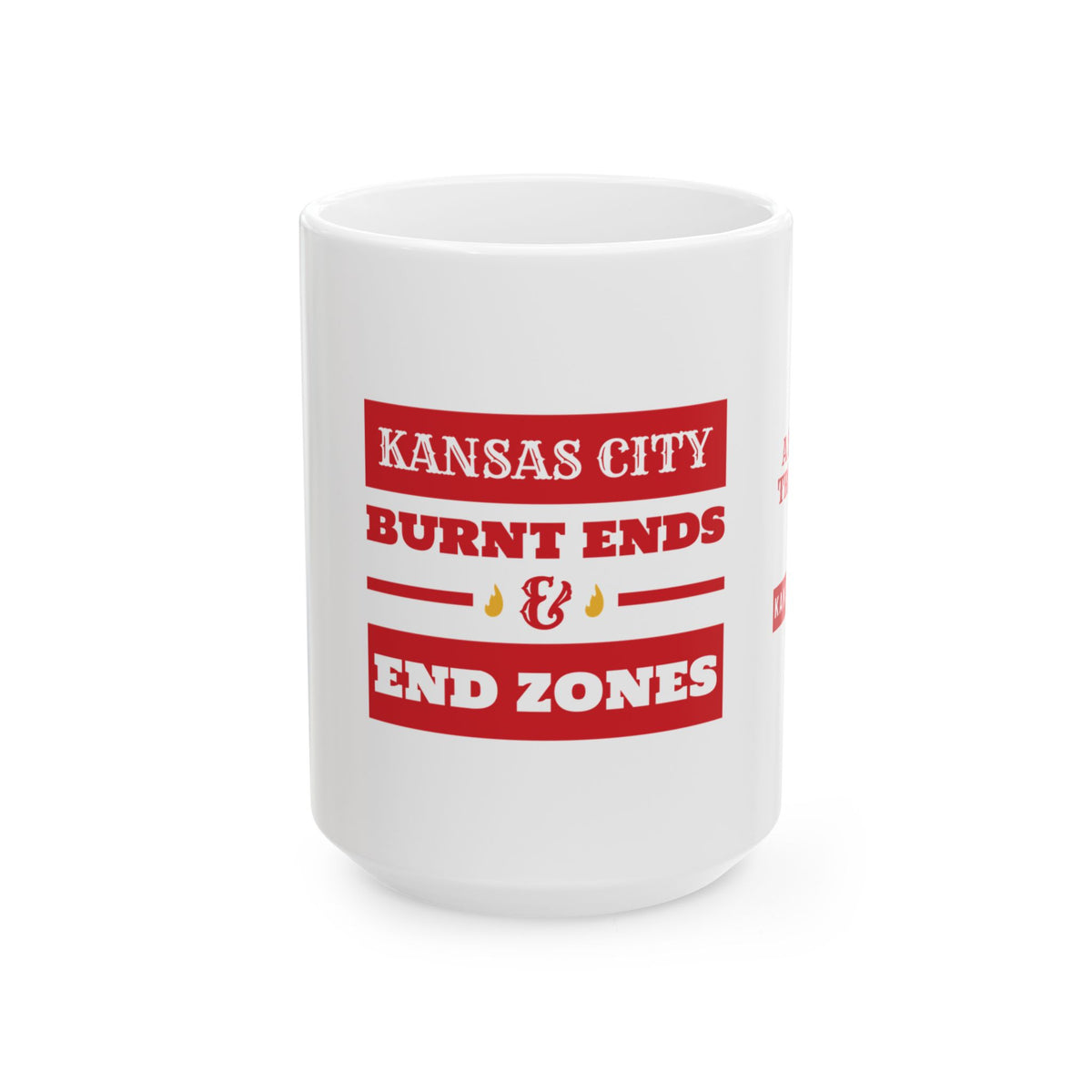 Burnt Ends and End Zones Mug — Kansas City Football Edition