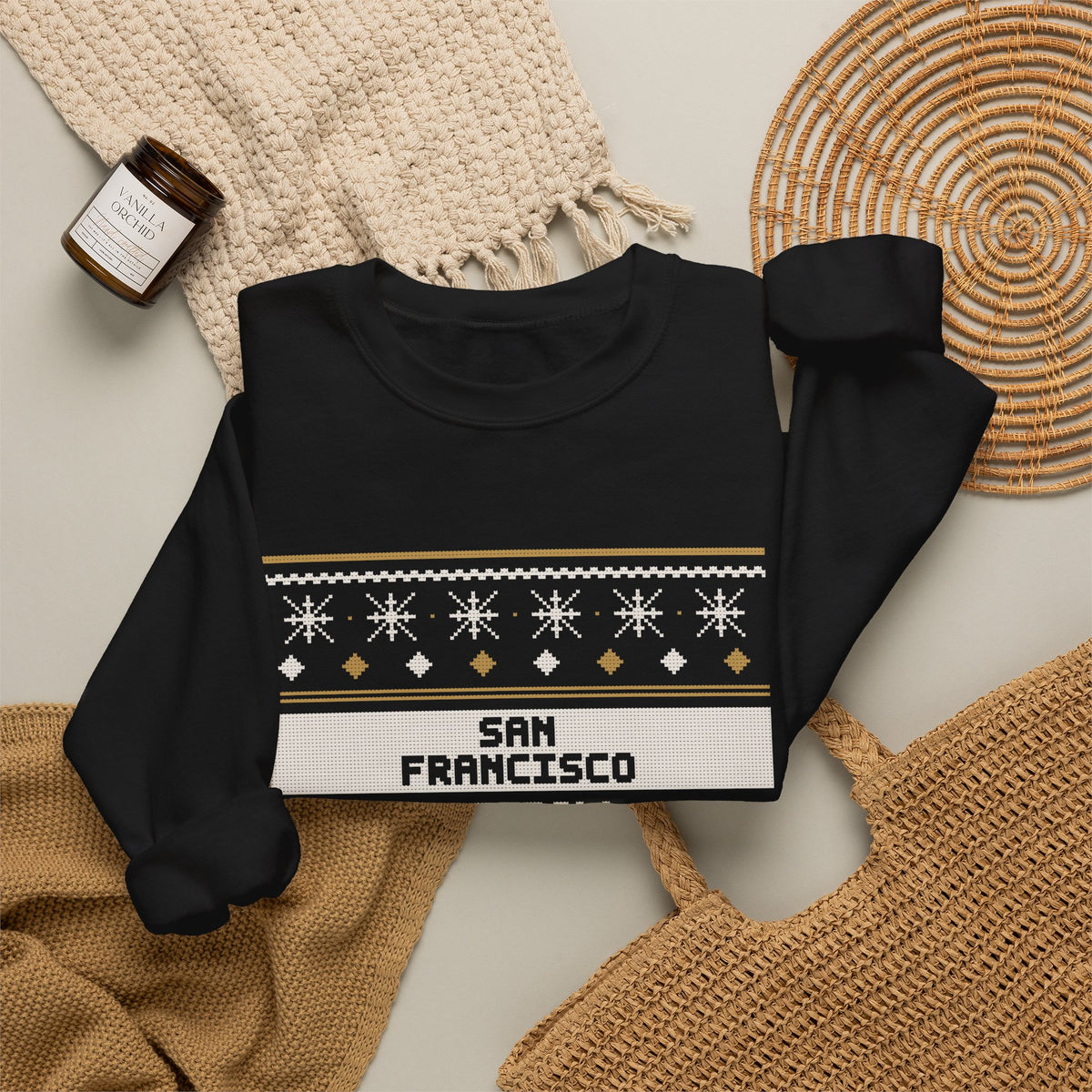 Ugly Sweater Sweatshirt — San Francisco Football Edition