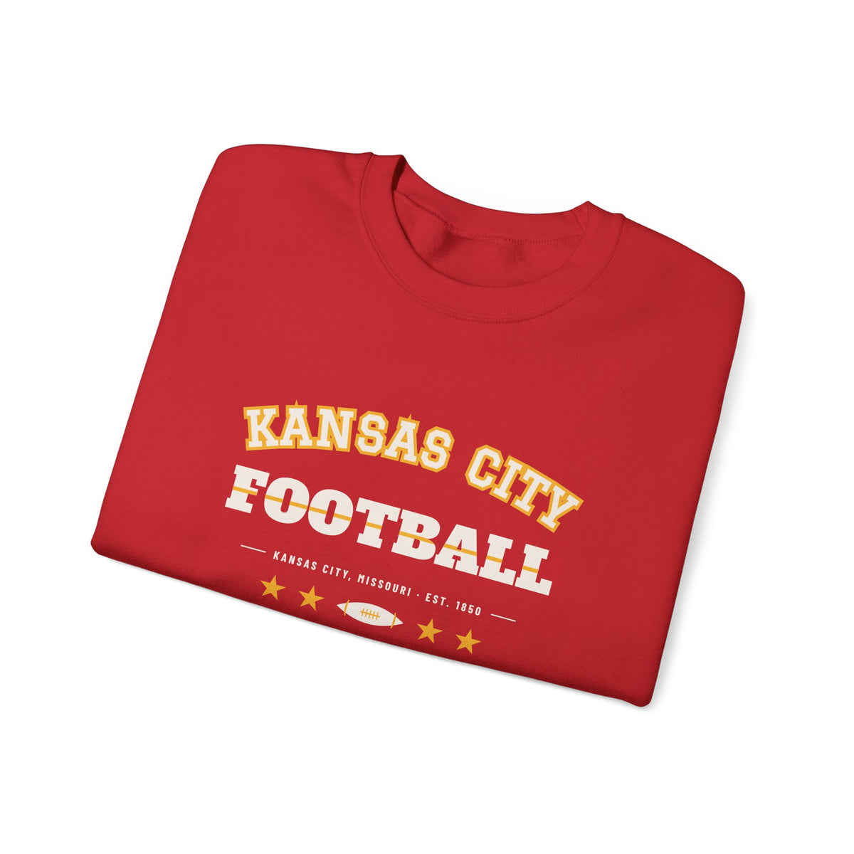 Retro Varsity Sweatshirt — Kansas City Football Edition