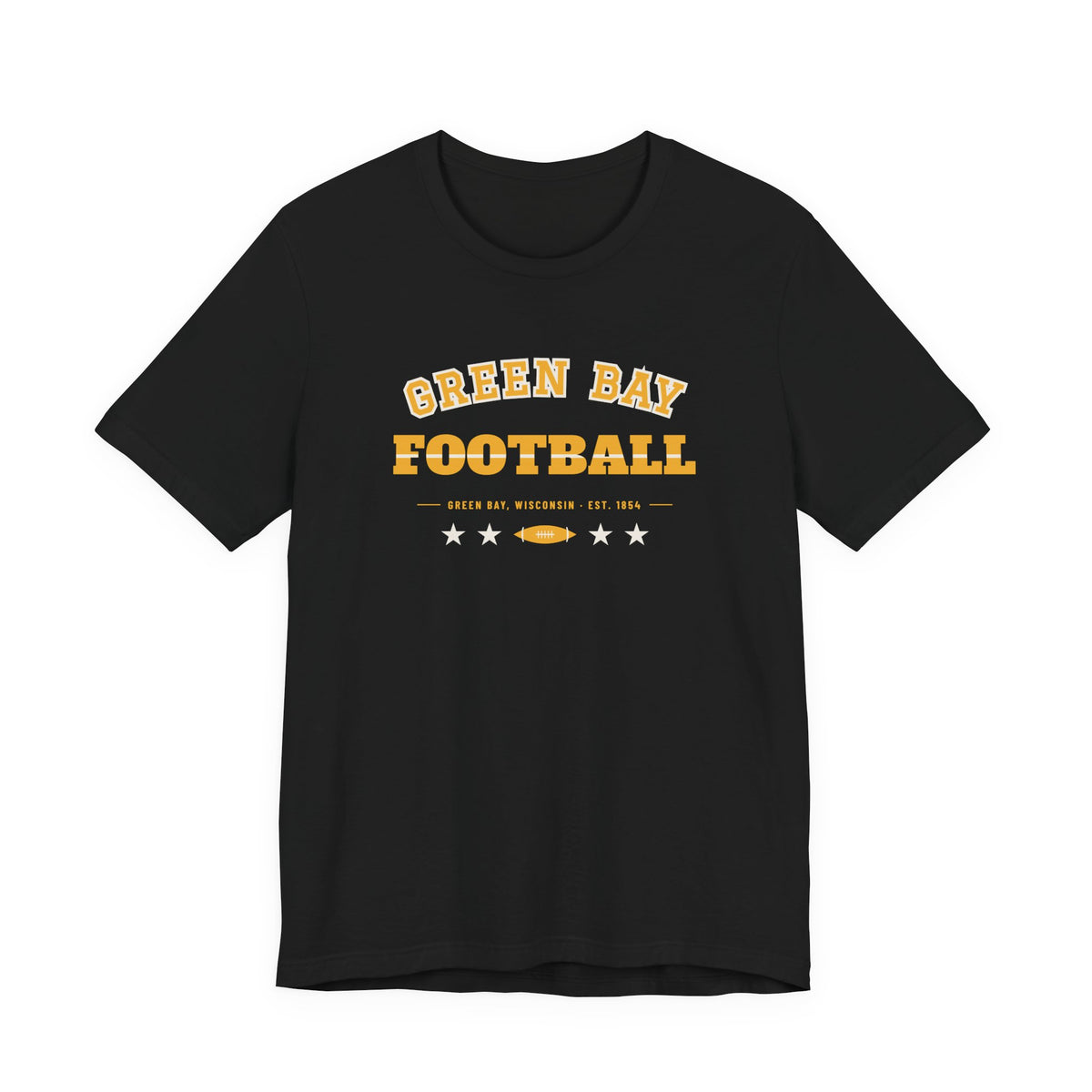 Retro Varsity Tee — Green Bay Football Edition