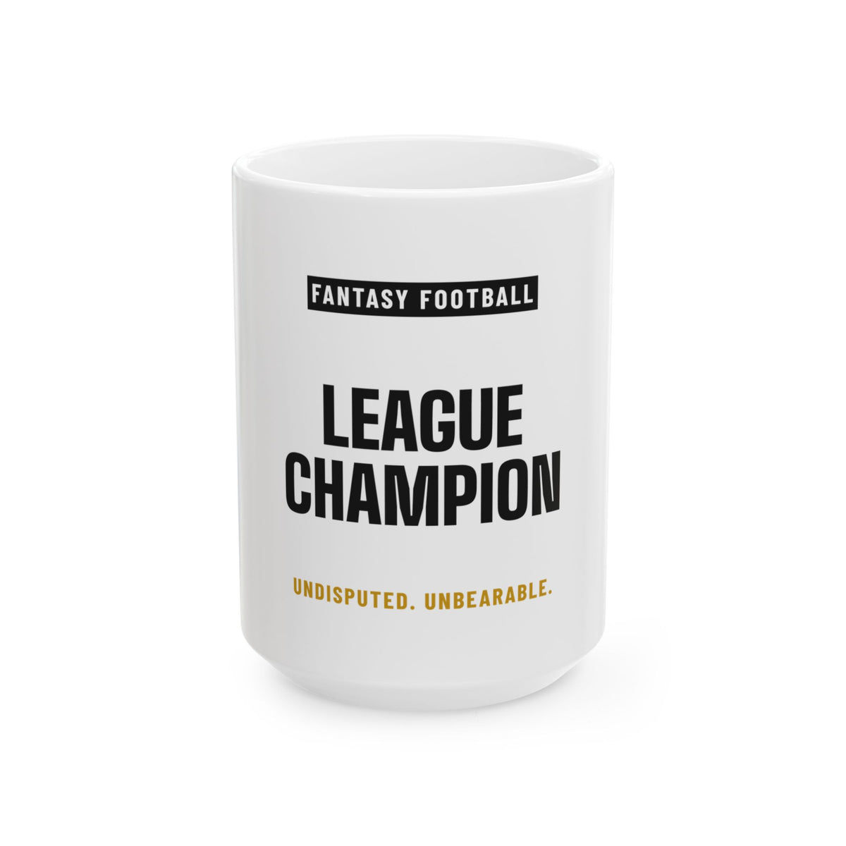 League Champion Mug — Fantasy Football Edition