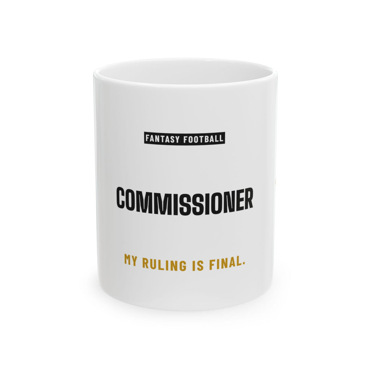 Commissioner Mug — Fantasy Football Edition