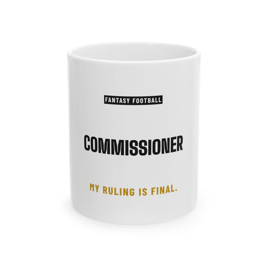 Commissioner Mug — Fantasy Football Edition