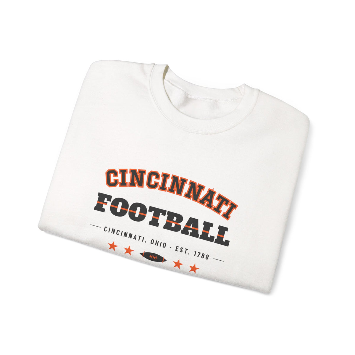 Retro Varsity Sweatshirt — Cincinnati Football Edition