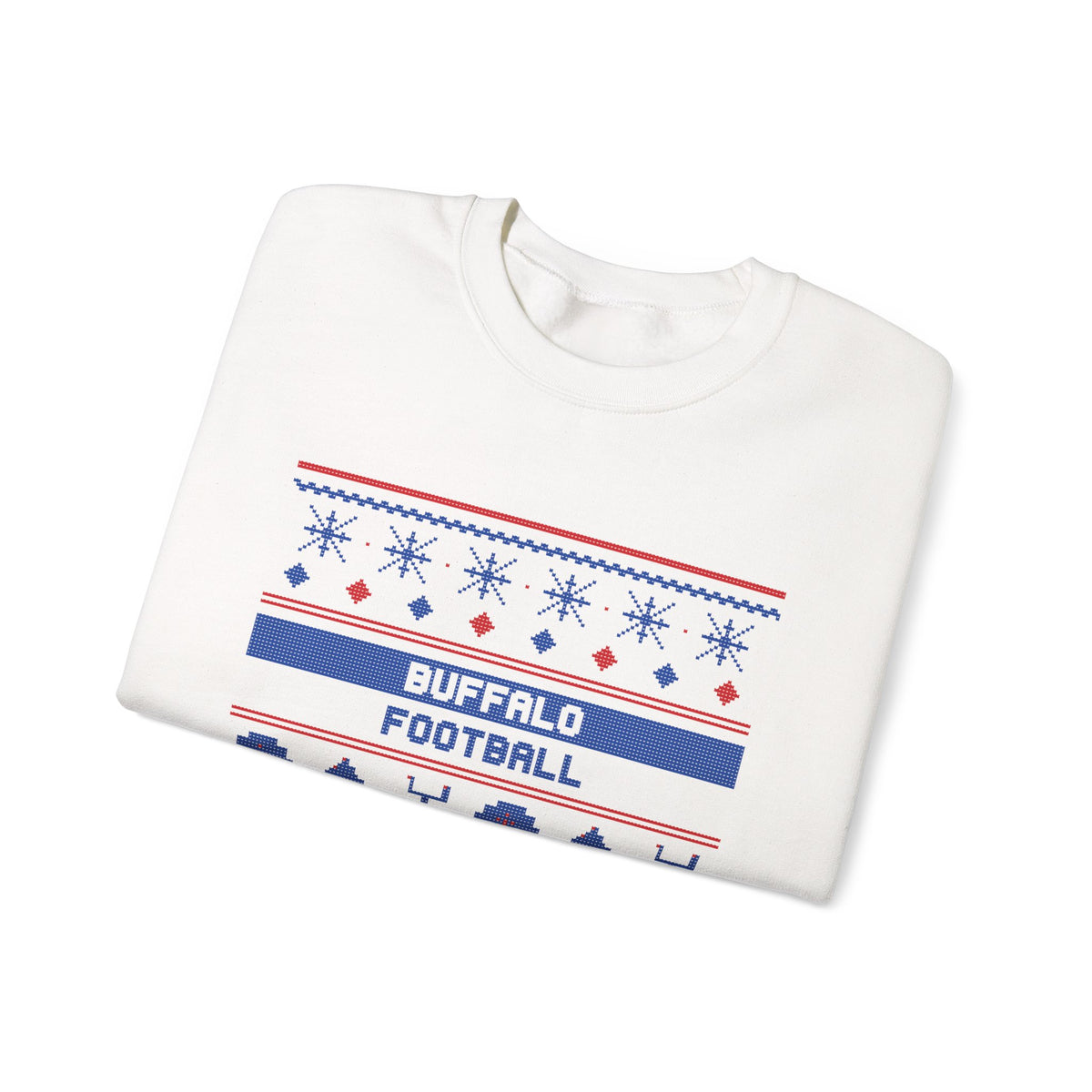 Ugly Sweater Sweatshirt — Buffalo Football Edition