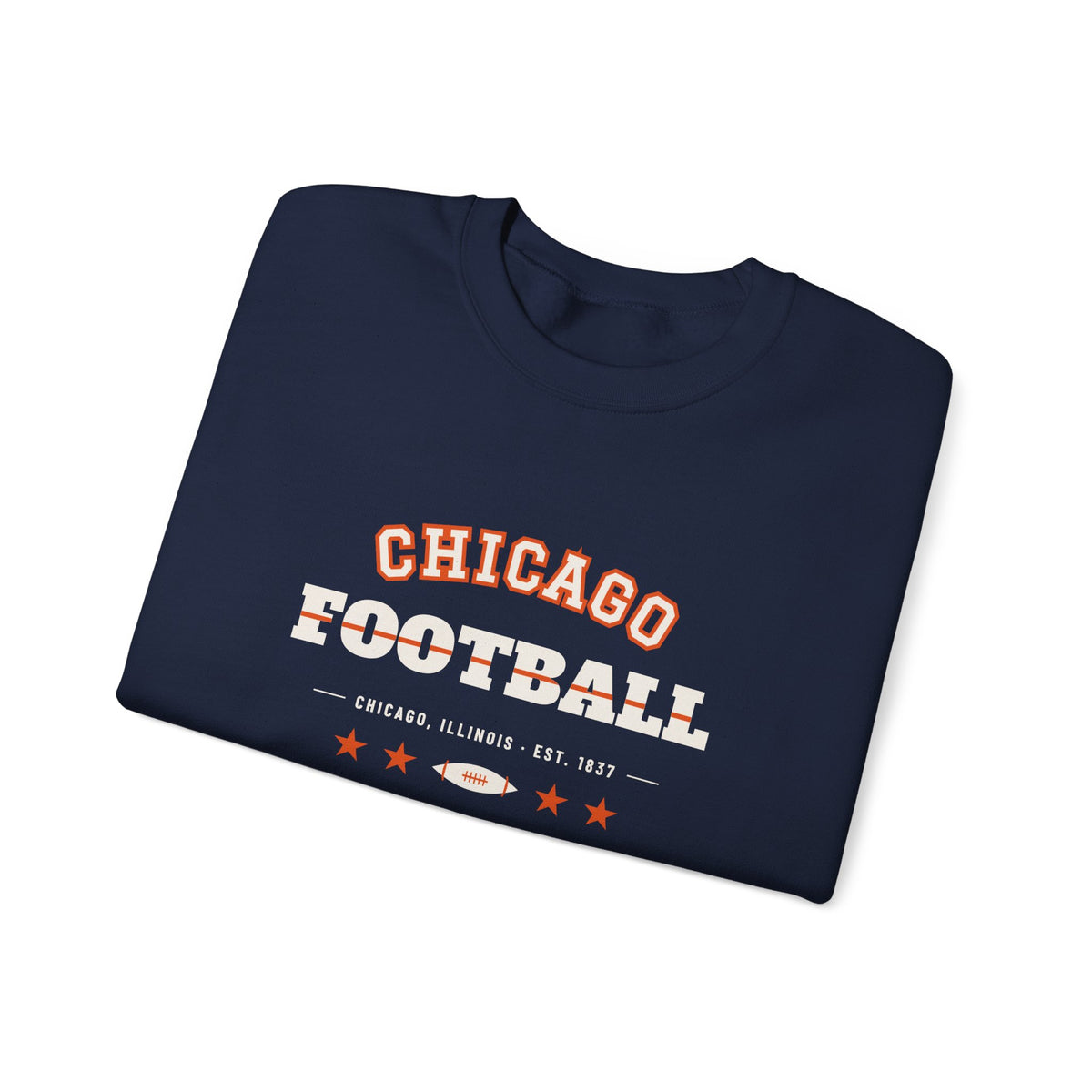 Retro Varsity Sweatshirt — Chicago Football Edition