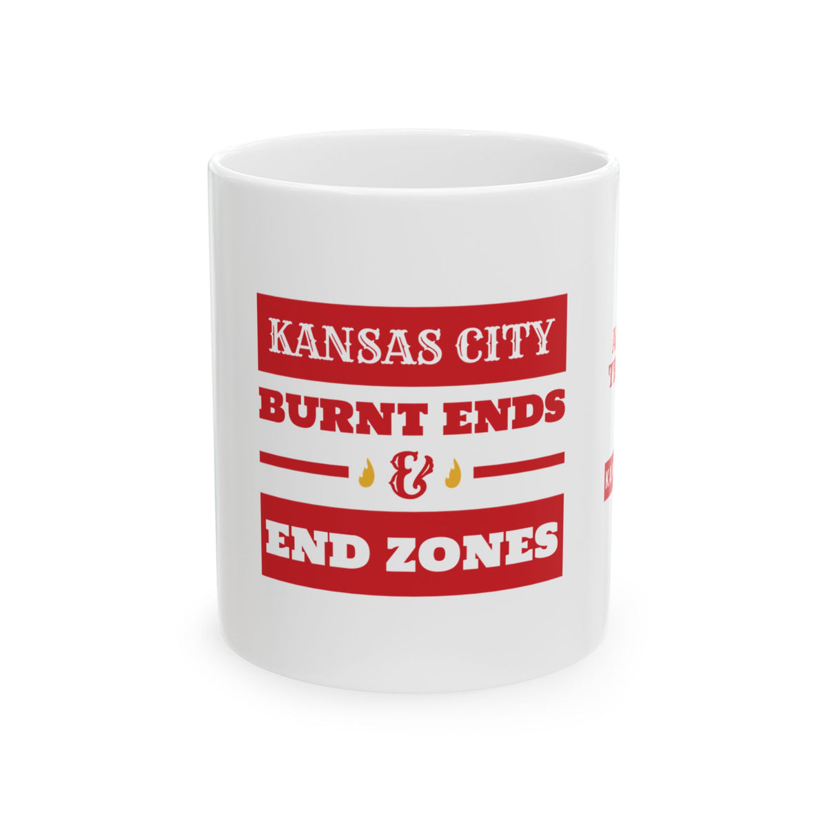 Burnt Ends and End Zones Mug — Kansas City Football Edition
