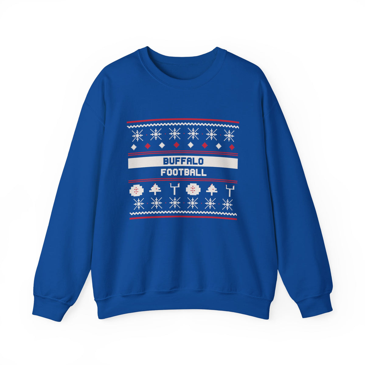 Ugly Sweater Sweatshirt — Buffalo Football Edition