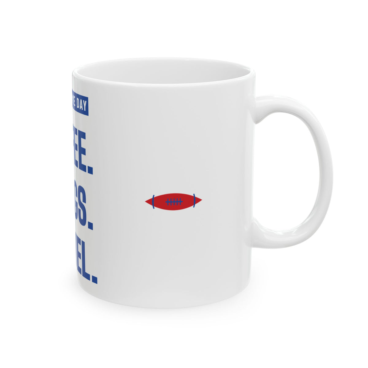 Coffee Wings Shovel Mug — Buffalo Football Edition