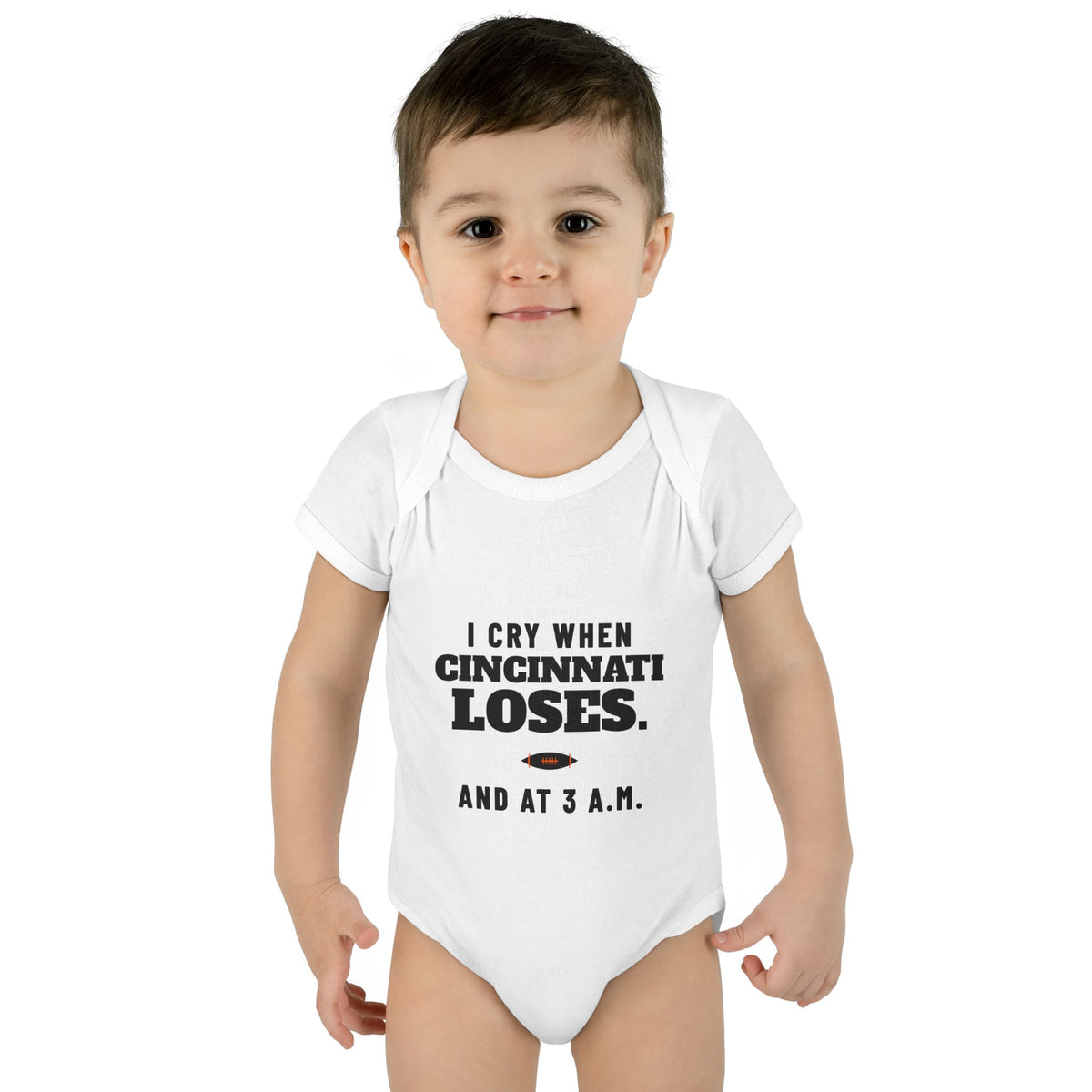 I Cry When Cincinnati Loses Baby Bodysuit