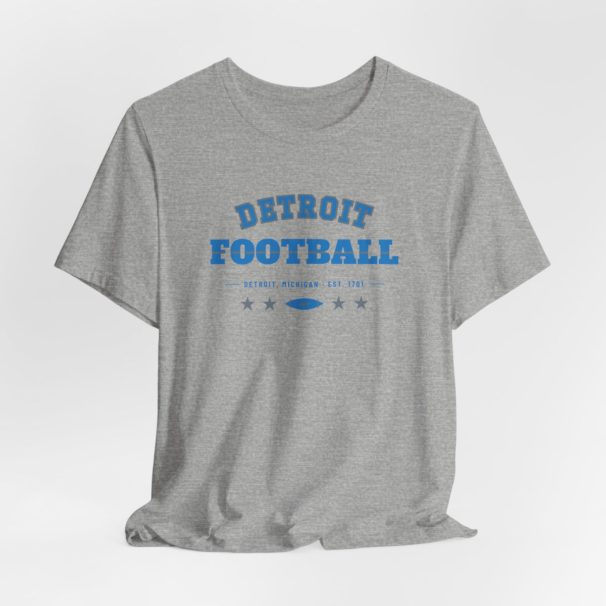 Retro Varsity Tee — Detroit Football Edition