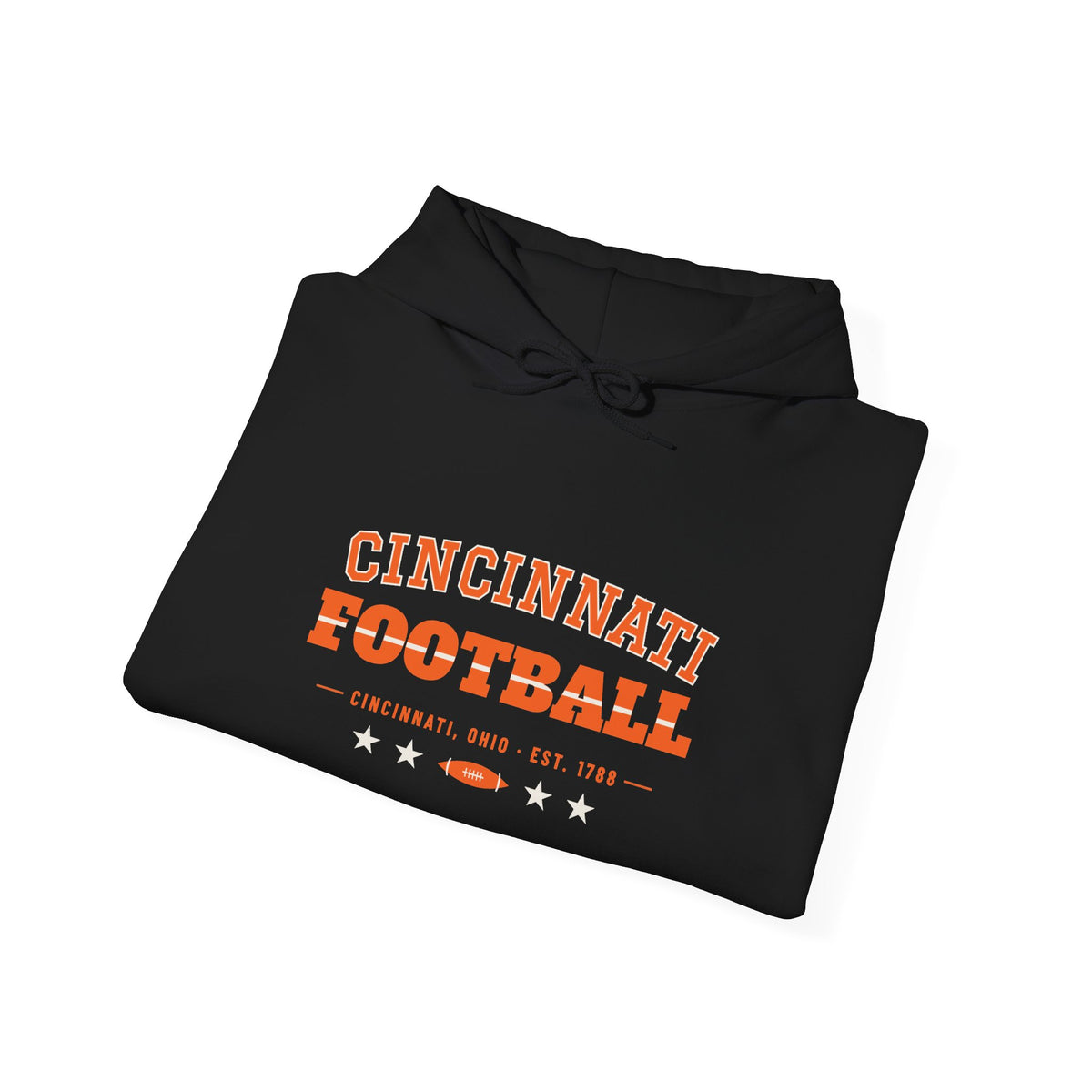 Retro Varsity Hoodie — Cincinnati Football Edition