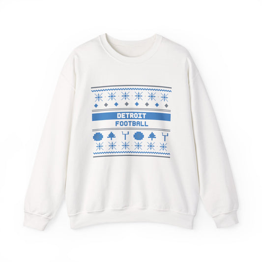 Ugly Sweater Sweatshirt — Detroit Football Edition
