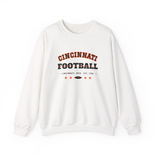 Retro Varsity Sweatshirt — Cincinnati Football Edition