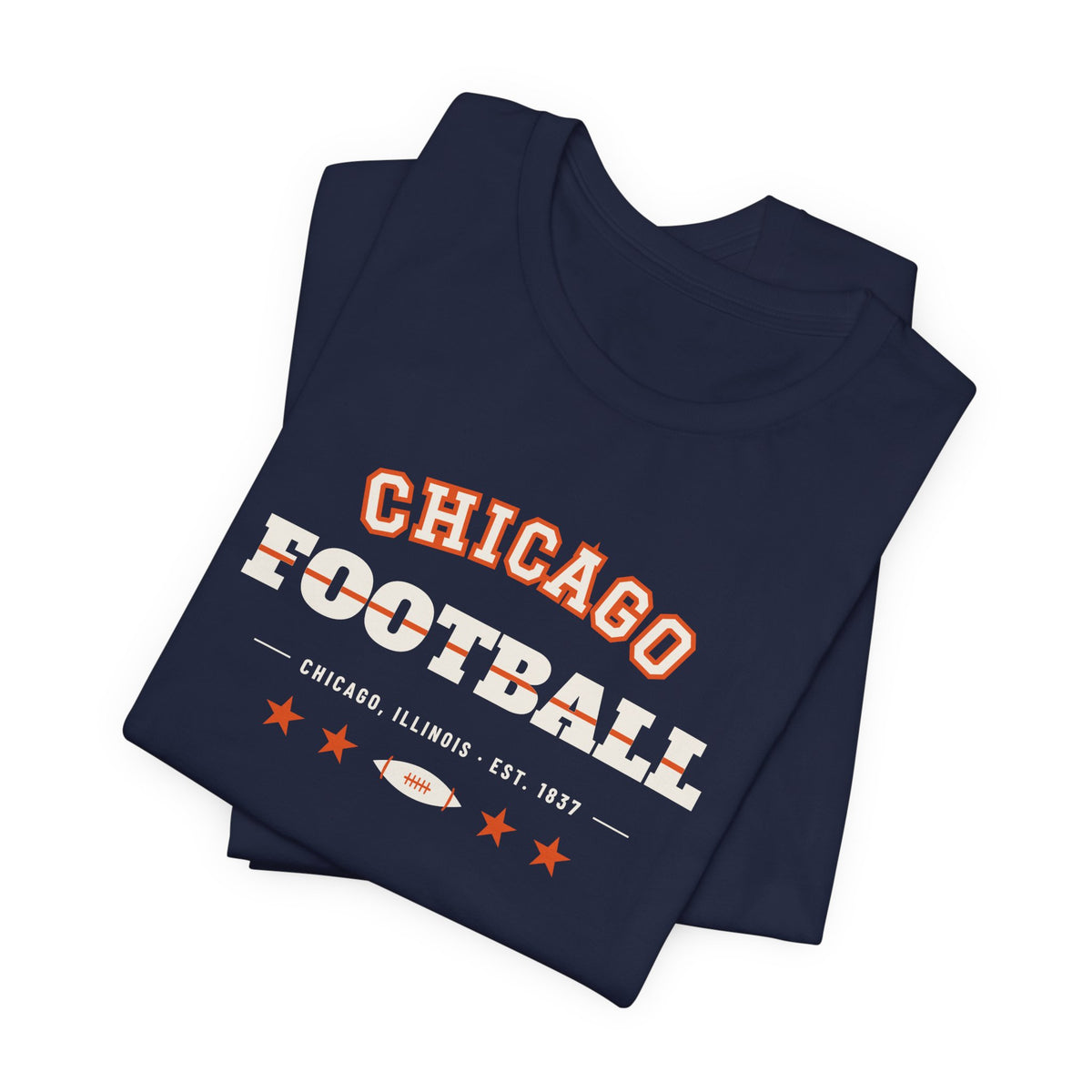 Retro Varsity Tee — Chicago Football Edition