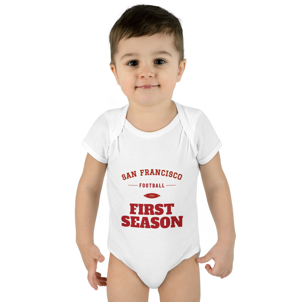 First Season Baby Bodysuit — San Francisco Football Edition