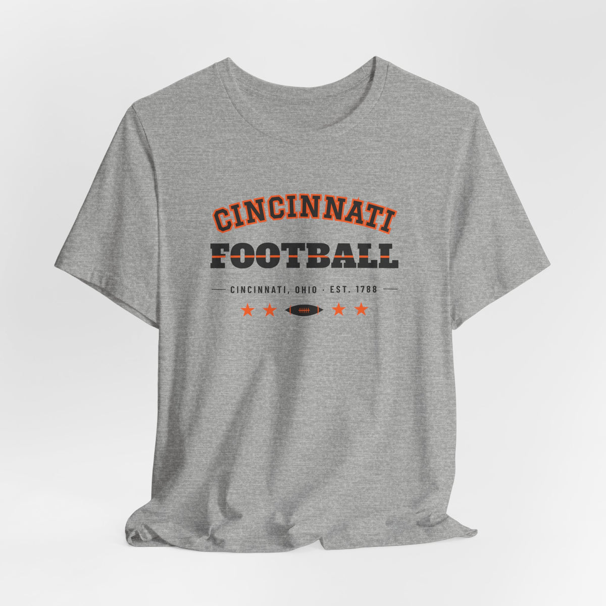 Retro Varsity Tee — Cincinnati Football Edition