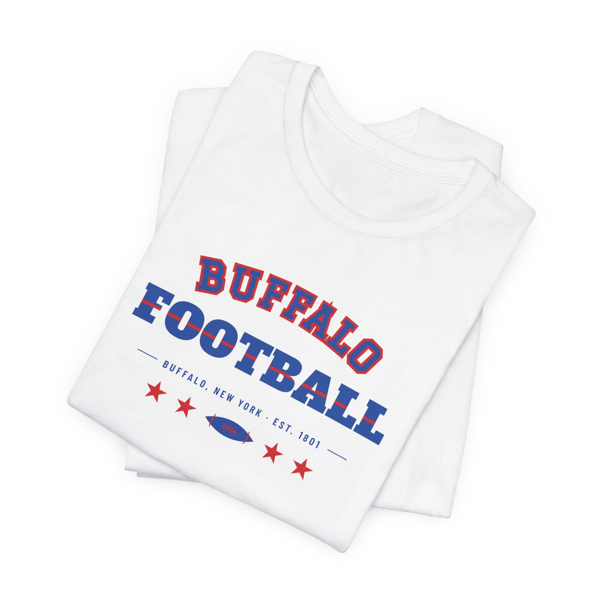 Retro Varsity Tee — Buffalo Football Edition
