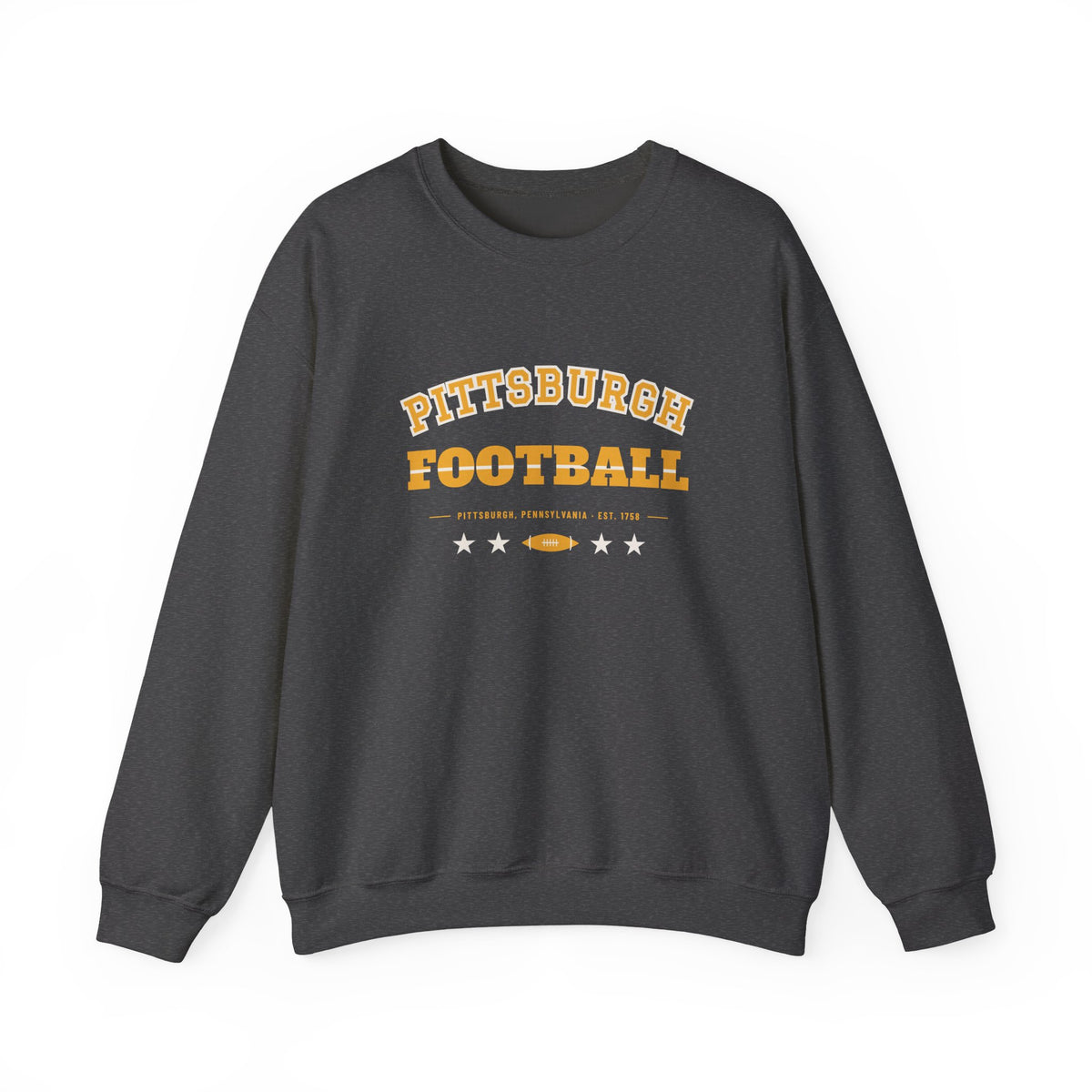 Retro Varsity Sweatshirt — Pittsburgh Football Edition