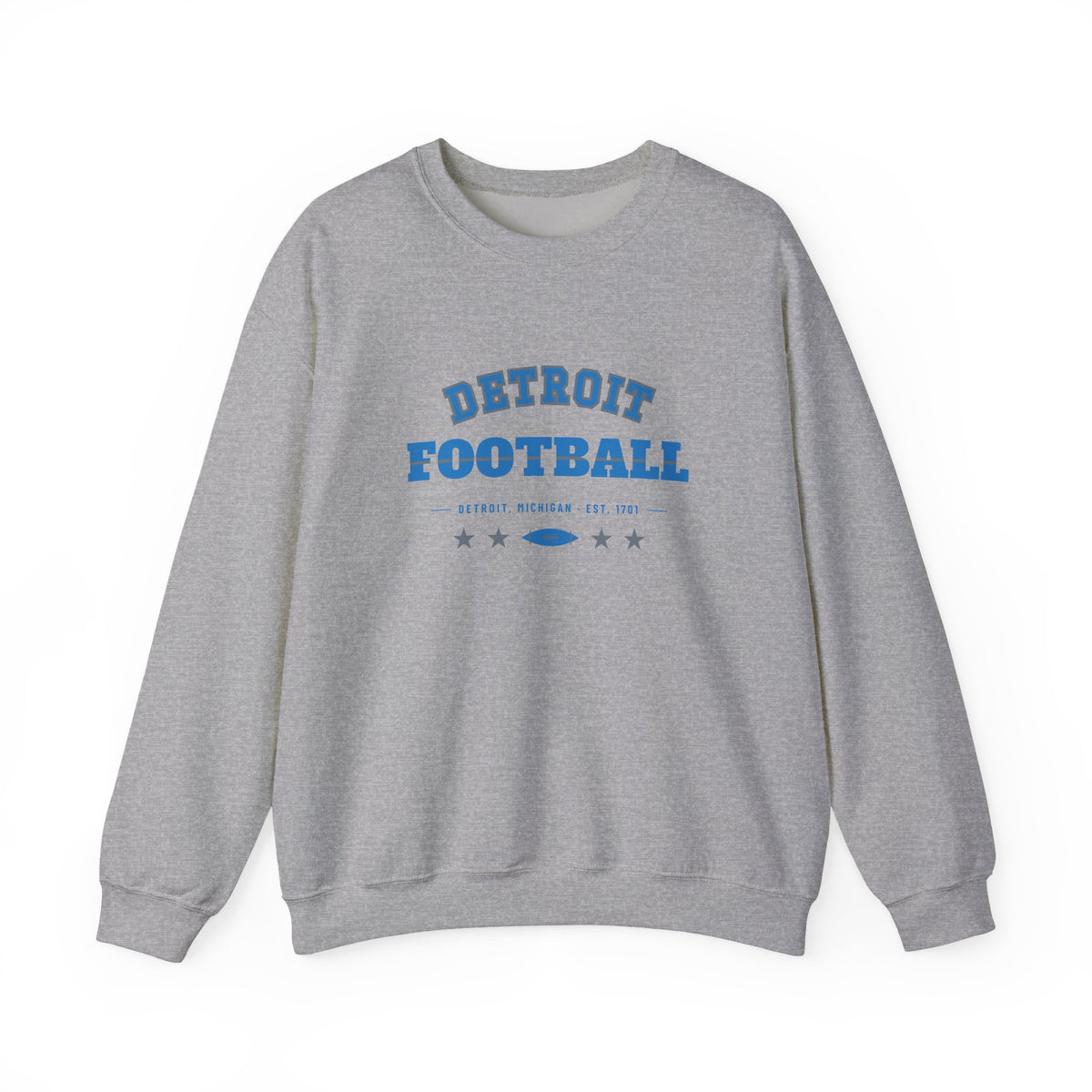 Retro Varsity Sweatshirt — Detroit Football Edition