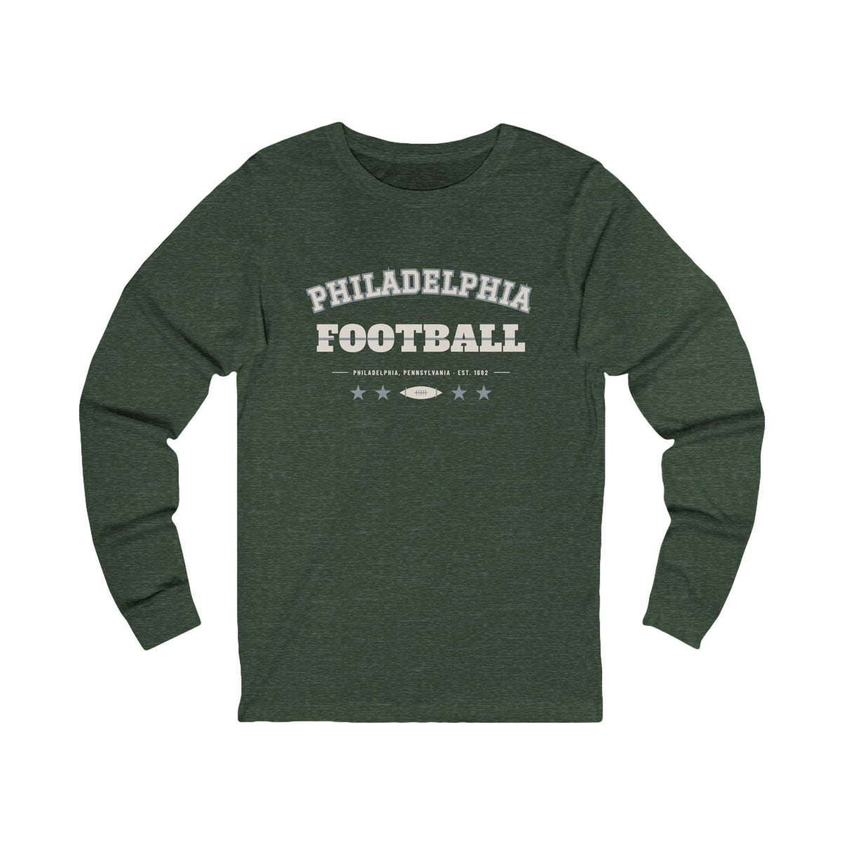 Retro Varsity Long Sleeve Tee — Philadelphia Football Edition