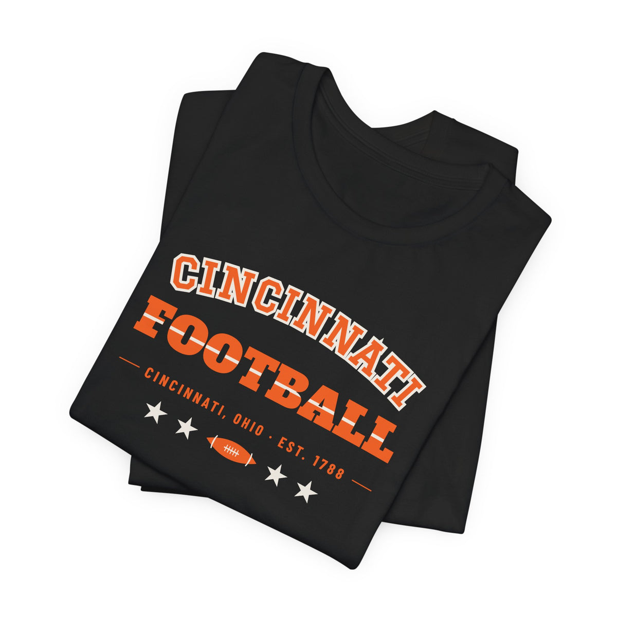 Retro Varsity Tee — Cincinnati Football Edition