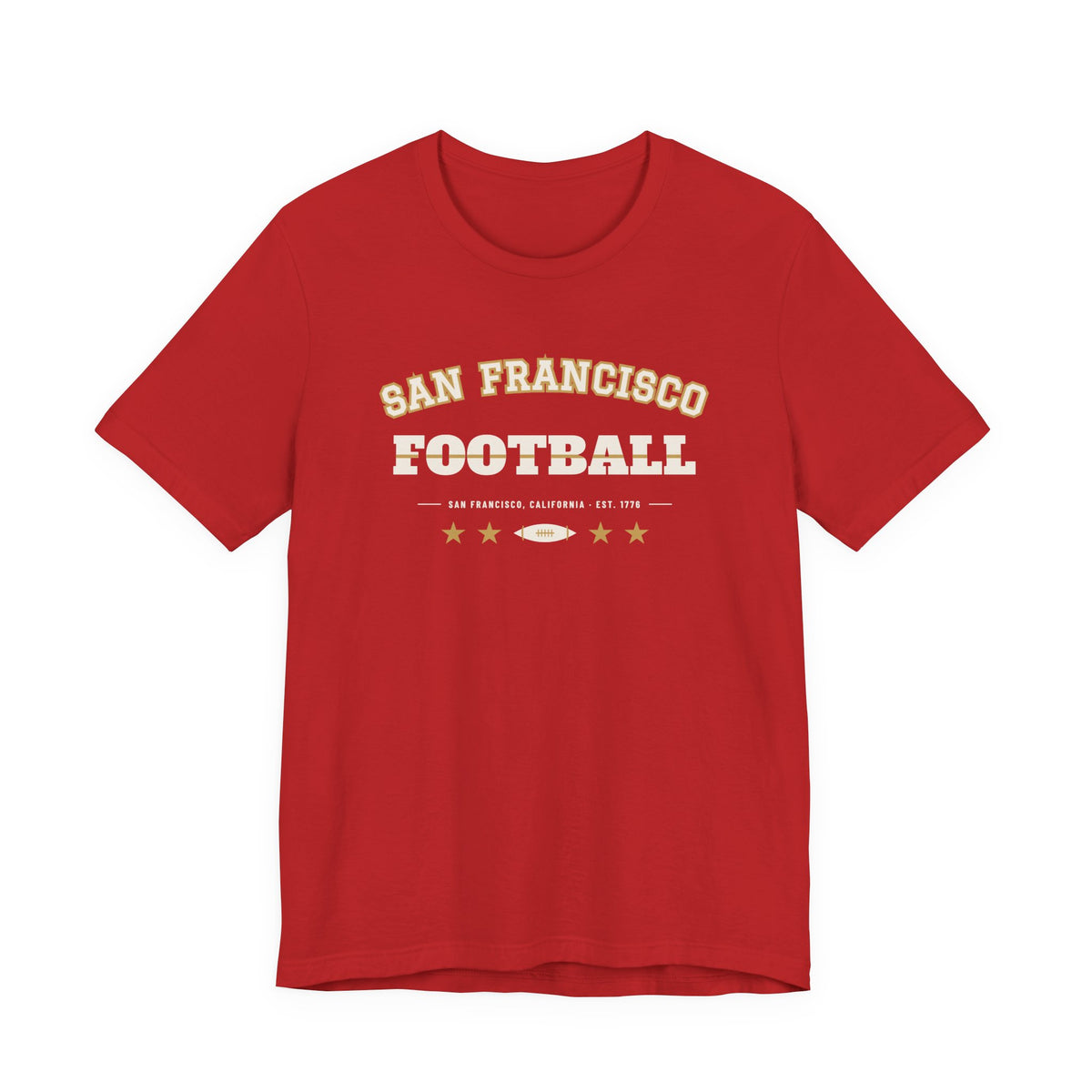 Retro Varsity Tee — San Francisco Football Edition