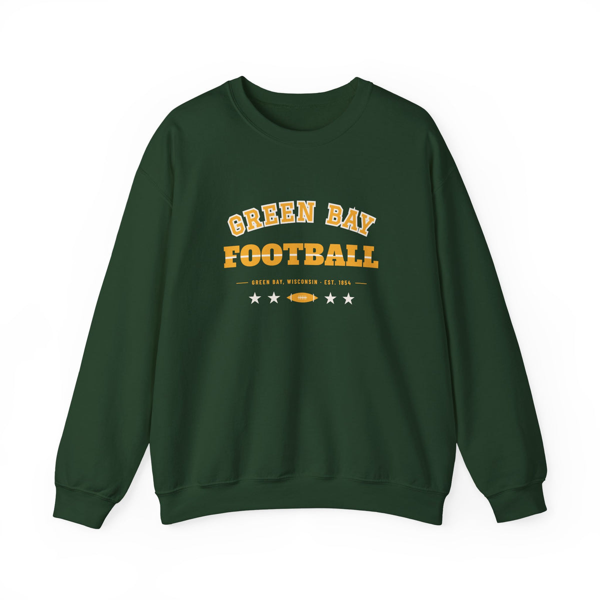 Retro Varsity Sweatshirt — Green Bay Football Edition