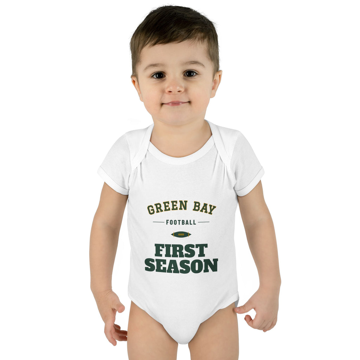 First Season Baby Bodysuit — Green Bay Football Edition