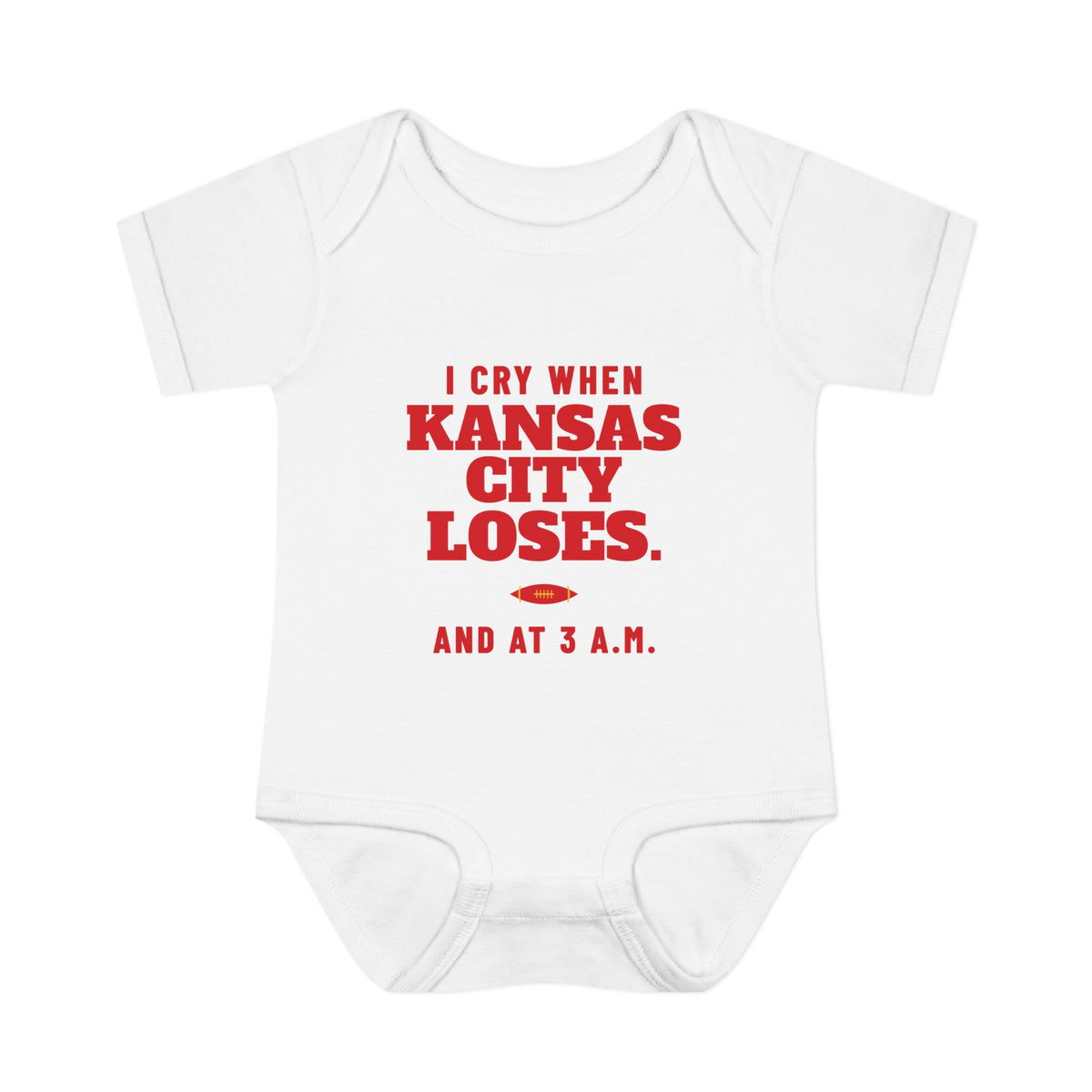 I Cry When Kansas City Loses Baby Bodysuit