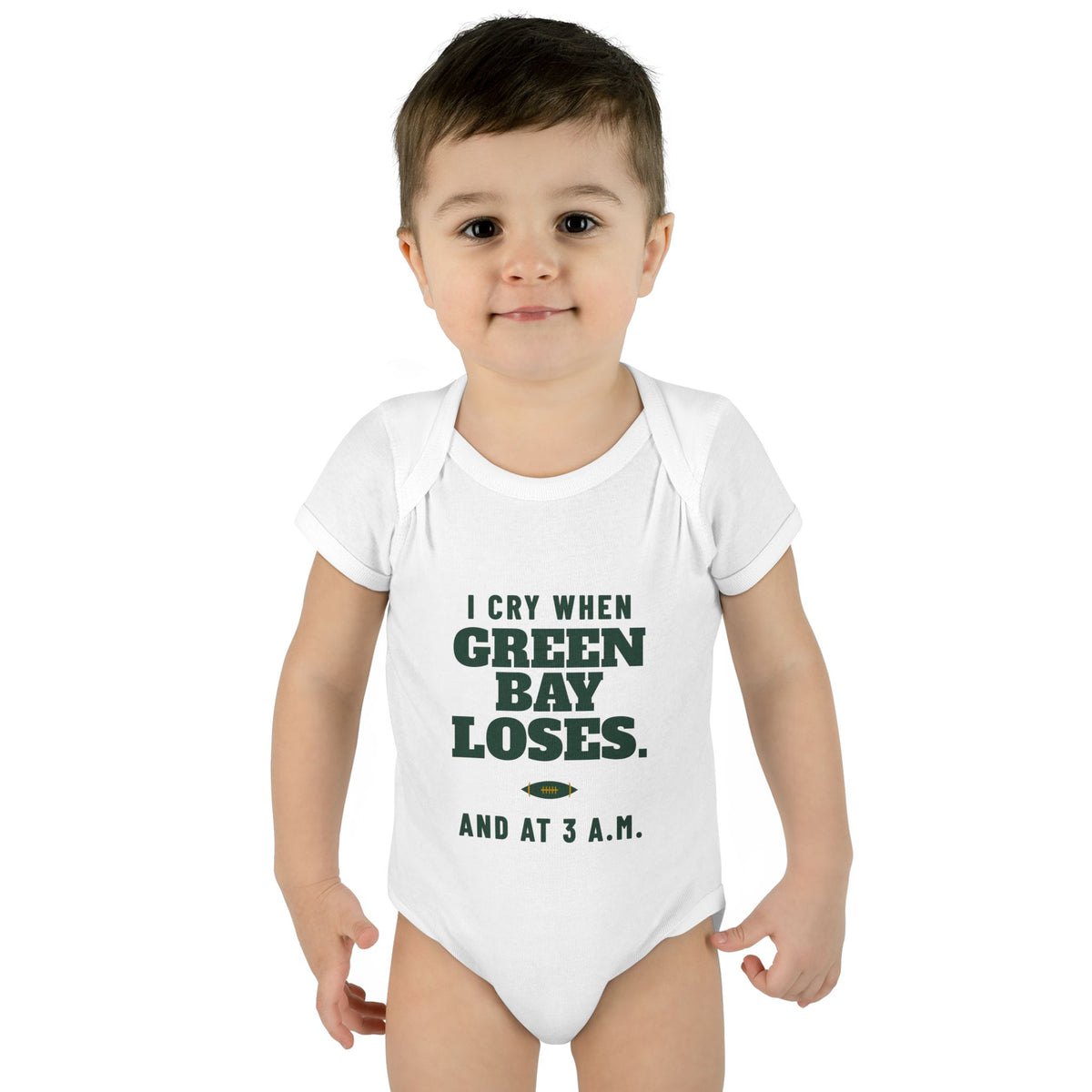 I Cry When Green Bay Loses Baby Bodysuit