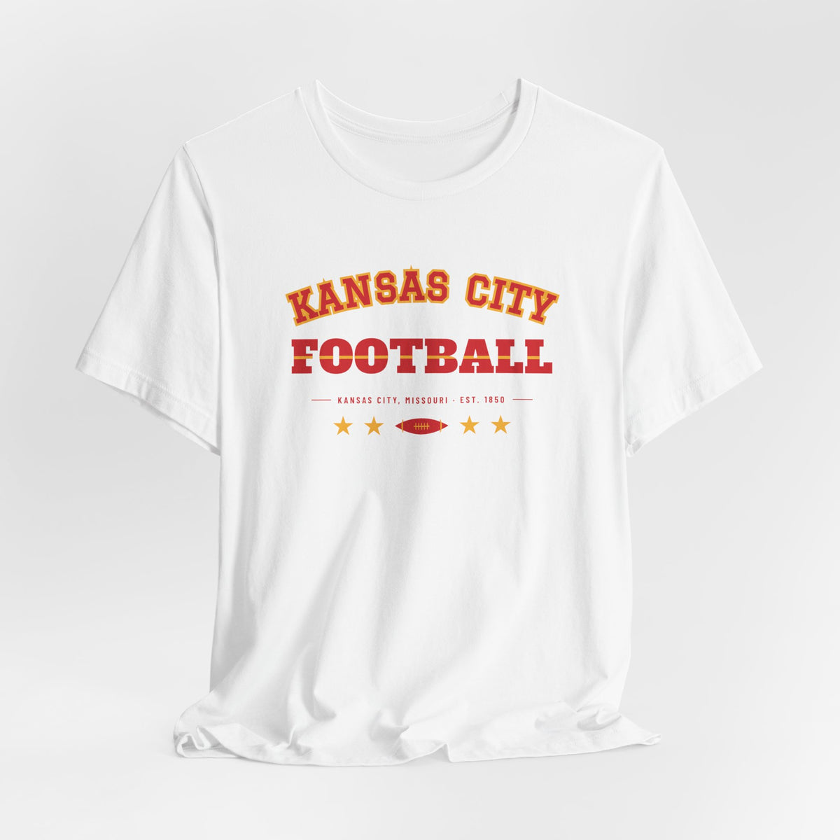 Retro Varsity Tee — Kansas City Football Edition