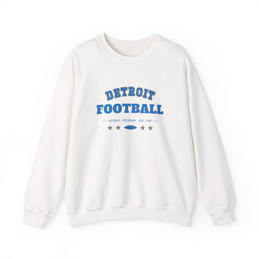 Retro Varsity Sweatshirt — Detroit Football Edition