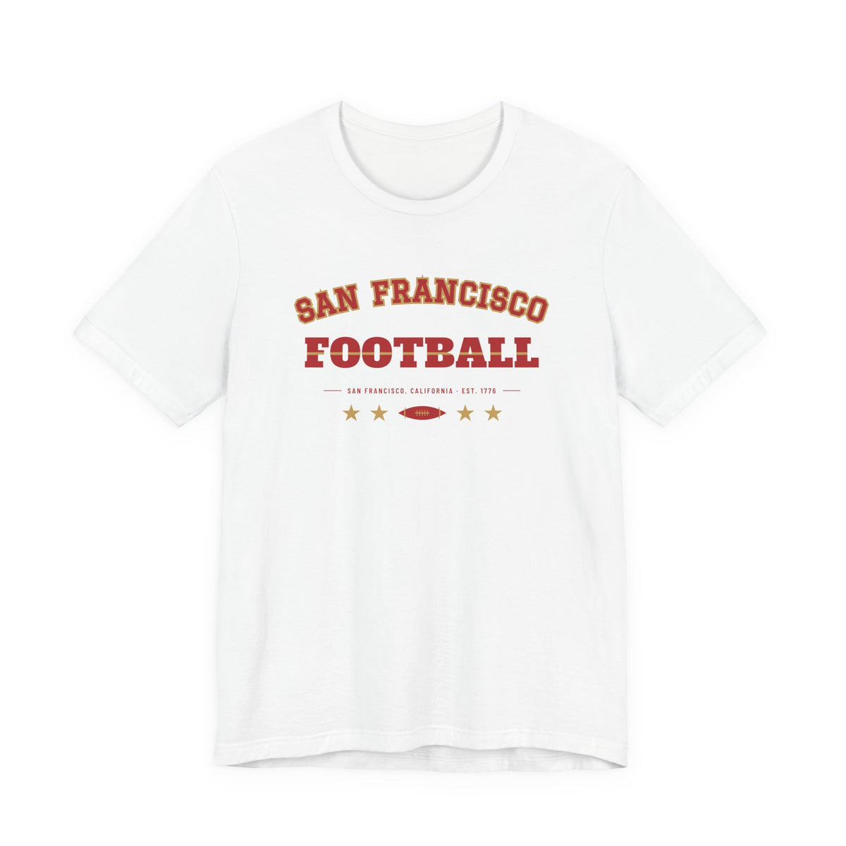 Retro Varsity Tee — San Francisco Football Edition