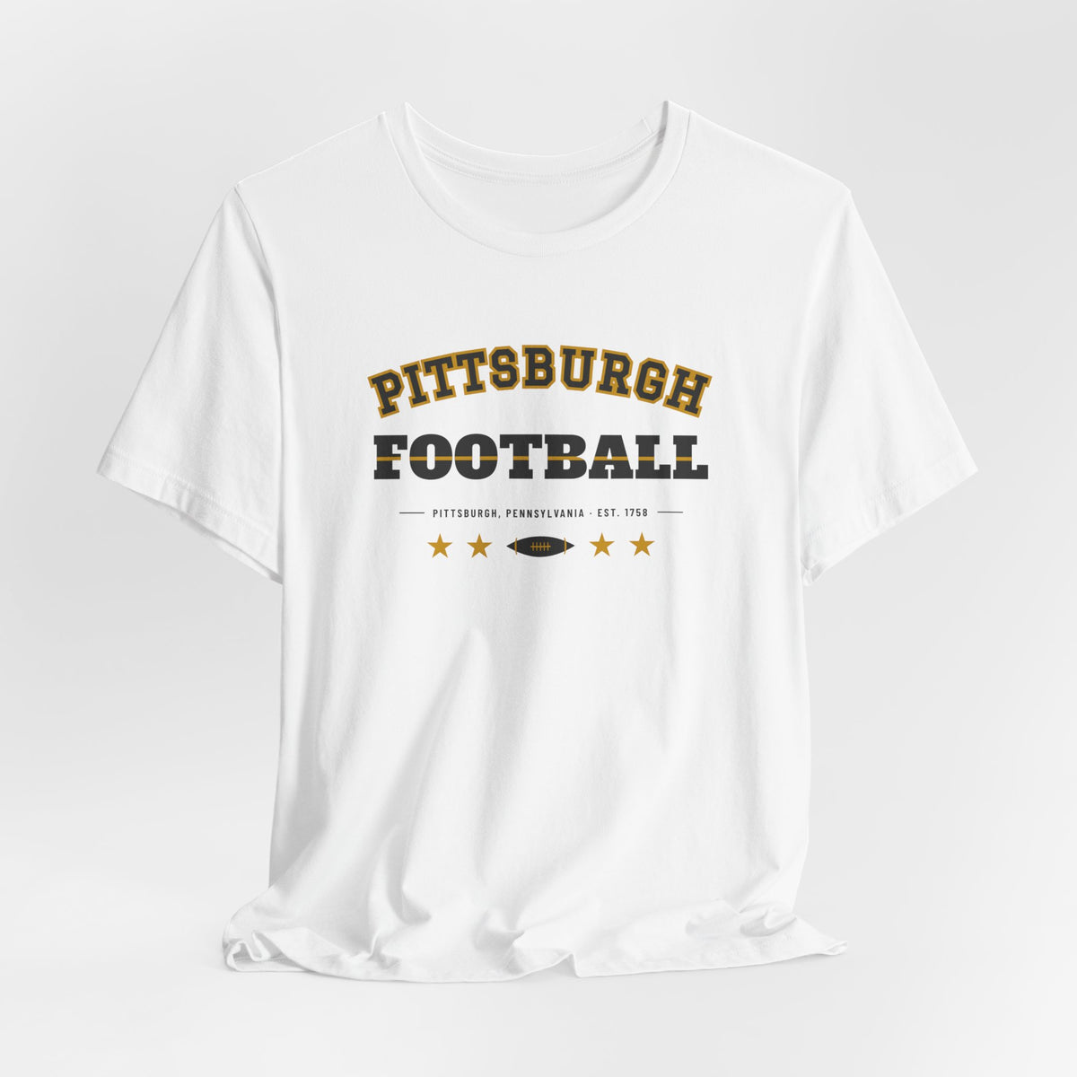 Retro Varsity Tee — Pittsburgh Football Edition