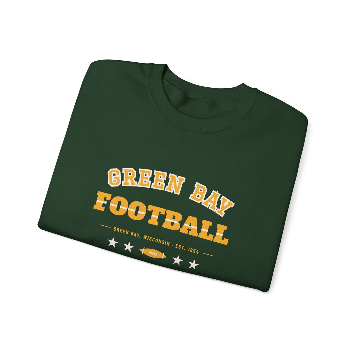 Retro Varsity Sweatshirt — Green Bay Football Edition