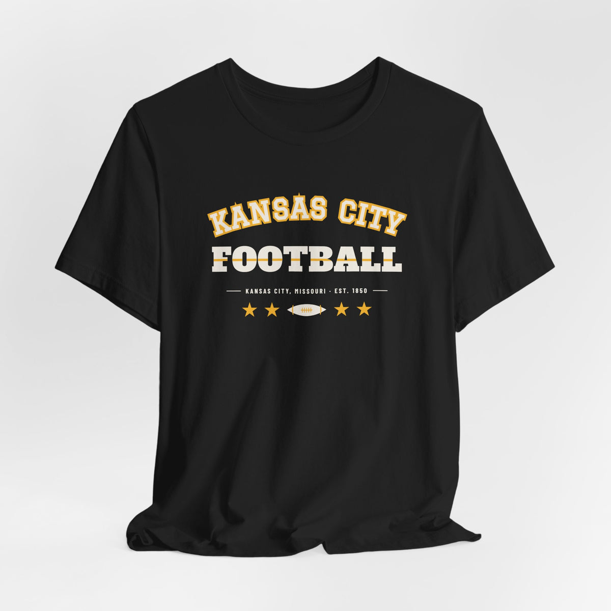 Retro Varsity Tee — Kansas City Football Edition