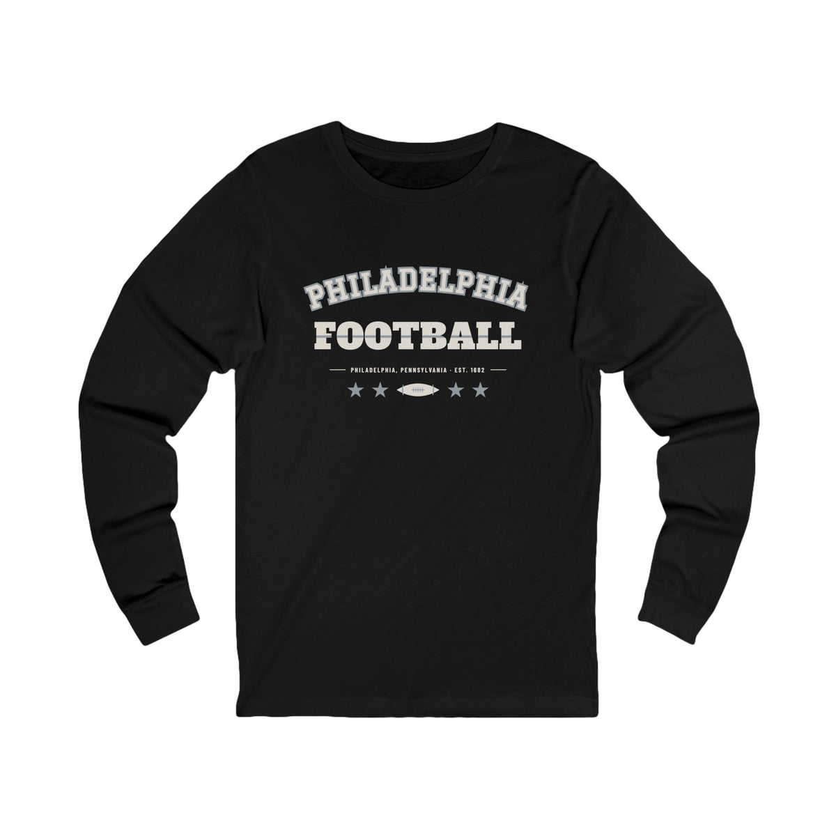 Retro Varsity Long Sleeve Tee — Philadelphia Football Edition