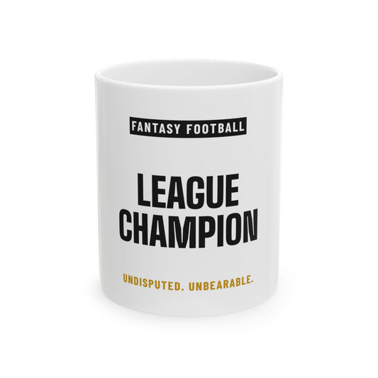 League Champion Mug — Fantasy Football Edition