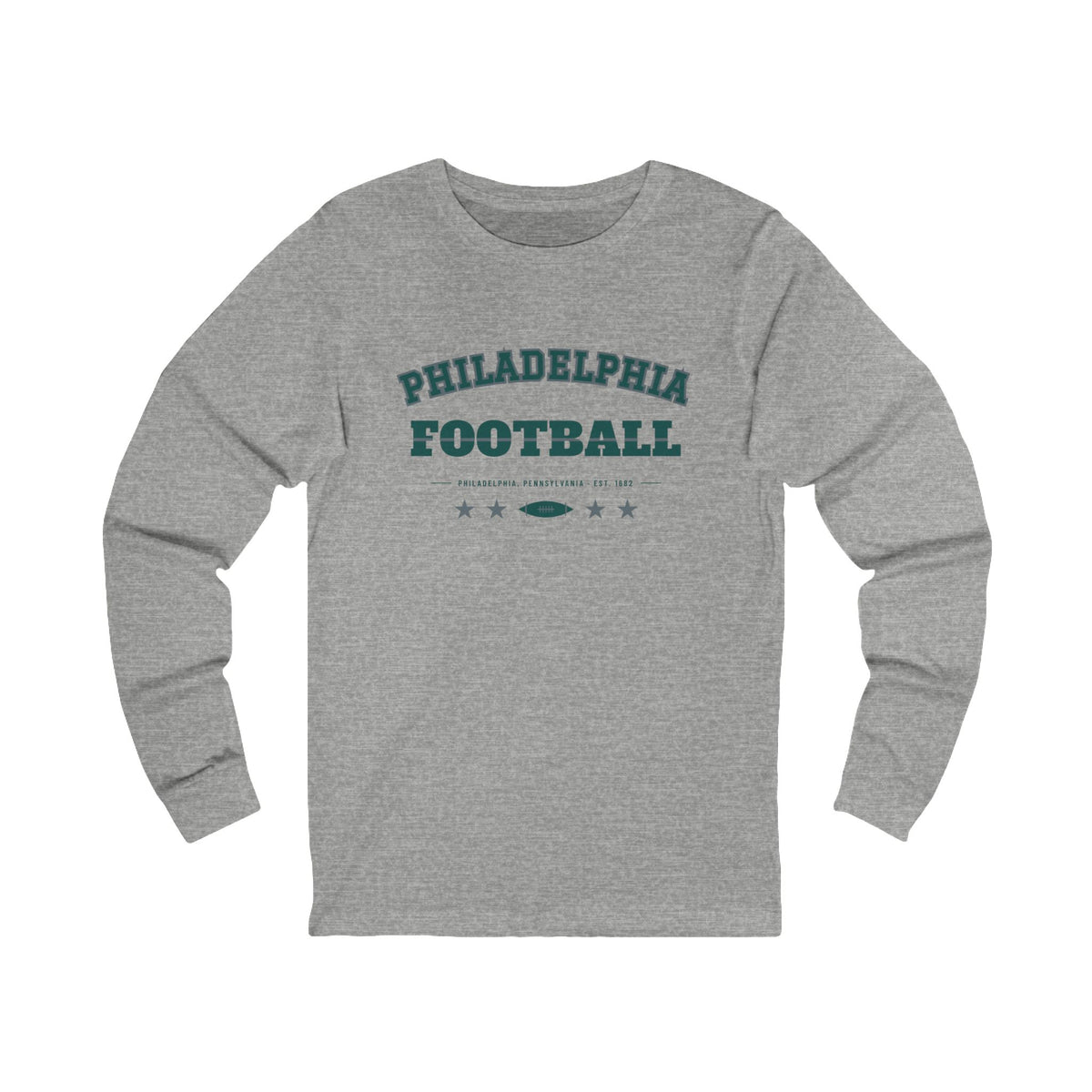 Retro Varsity Long Sleeve Tee — Philadelphia Football Edition