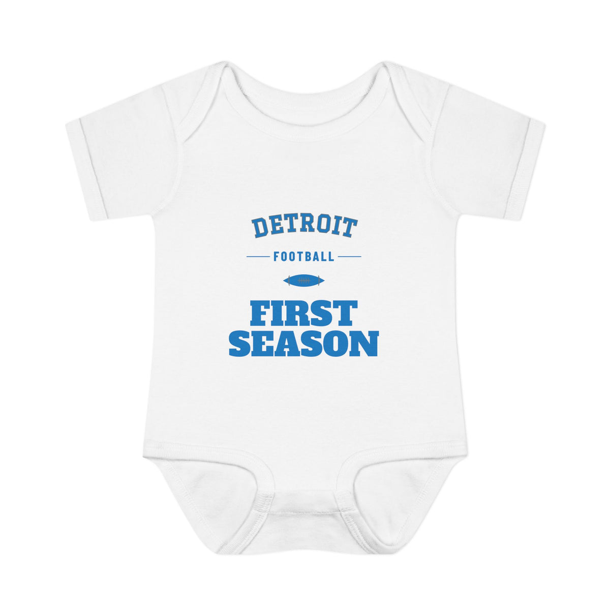 First Season Baby Bodysuit — Detroit Football Edition