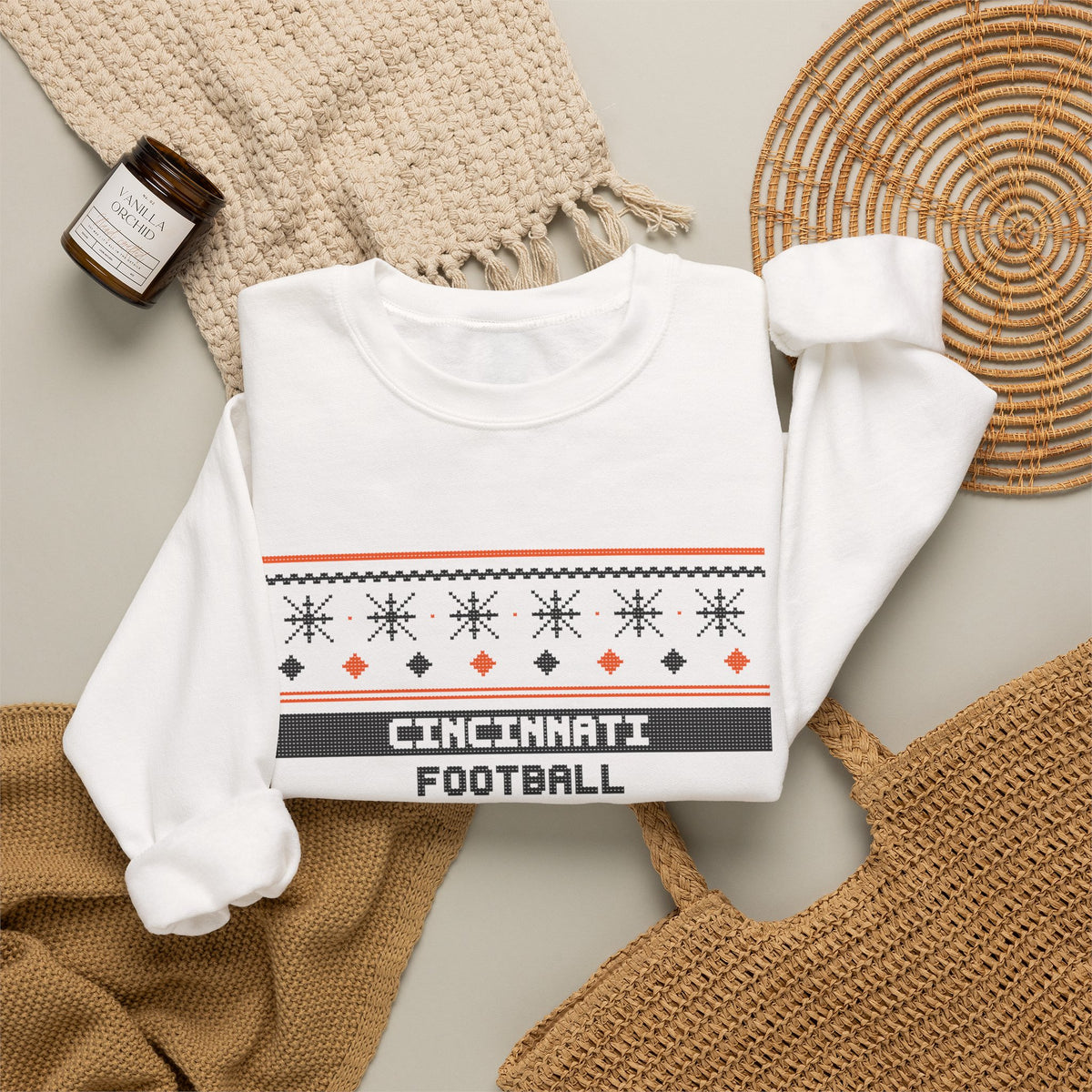 Ugly Sweater Sweatshirt — Cincinnati Football Edition